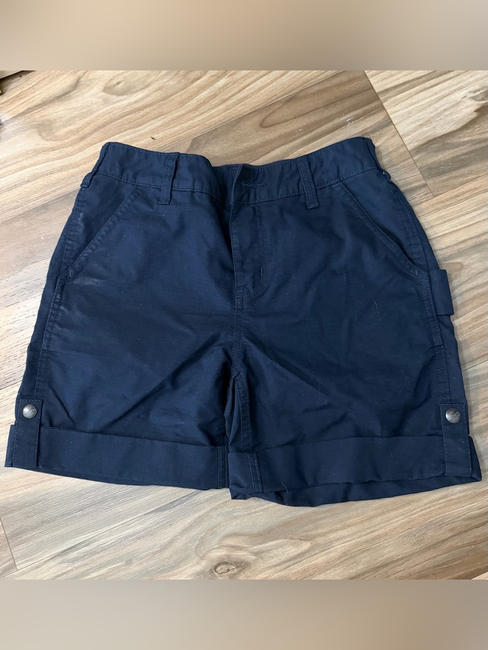 NWOT Carhartt Women's Rugged Flex Relaxed-Fit Canvas Work Shorts
